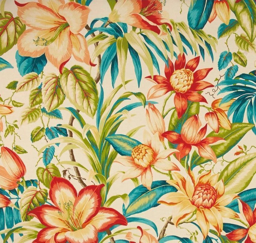Botanical Glow Tiger Lily Indoor/Outdoor Fabric