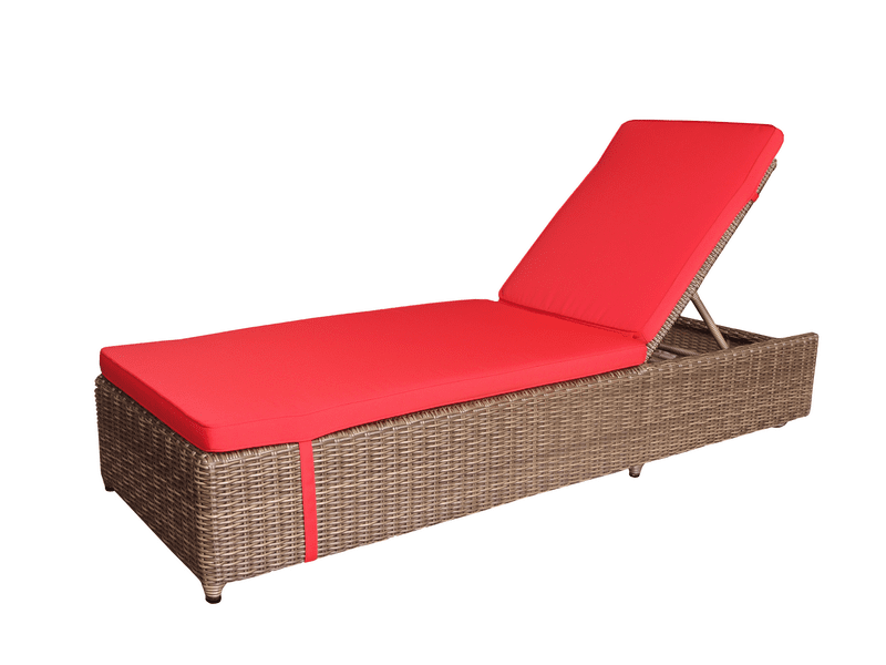 Santa Barbara Outdoor Wicker Chaise Lounge