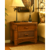 Rattan 2 Drawer Nightstand - Barbados