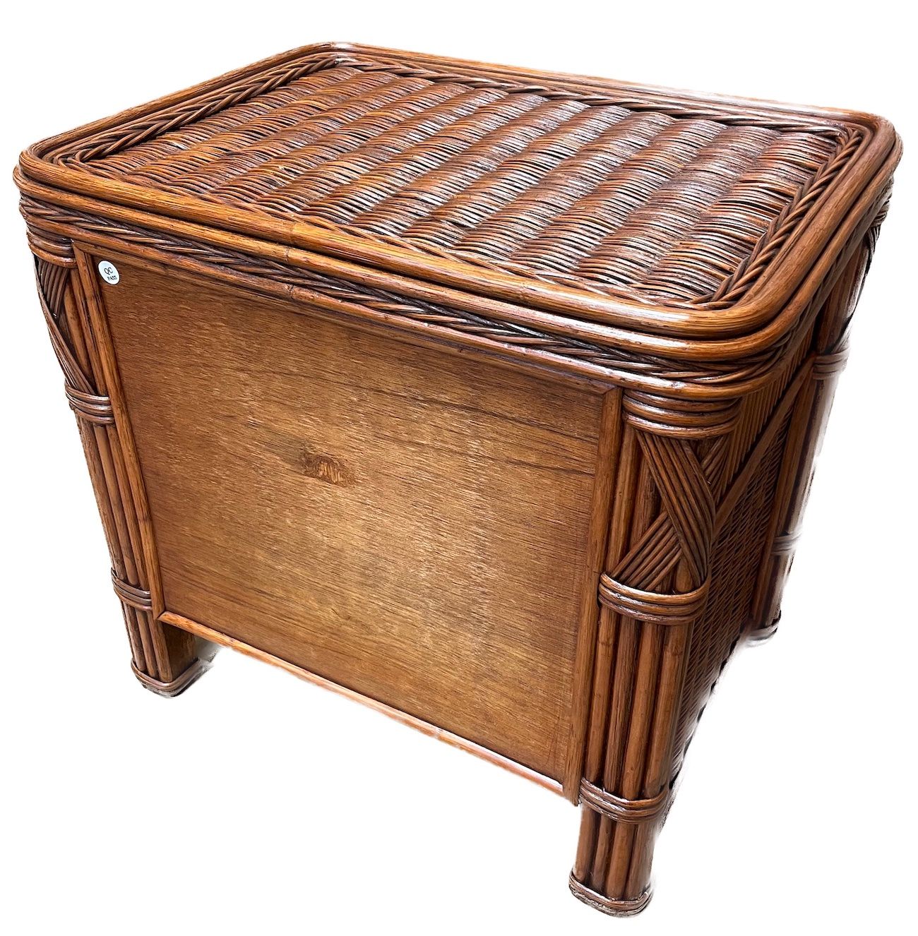 Rattan 2 Drawer Nightstand Wicker Paradise