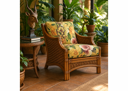 Rattan Chair - Maui Brownwash