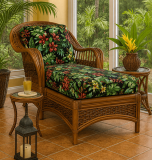 Rattan Chaise Lounge - Tigre Bay