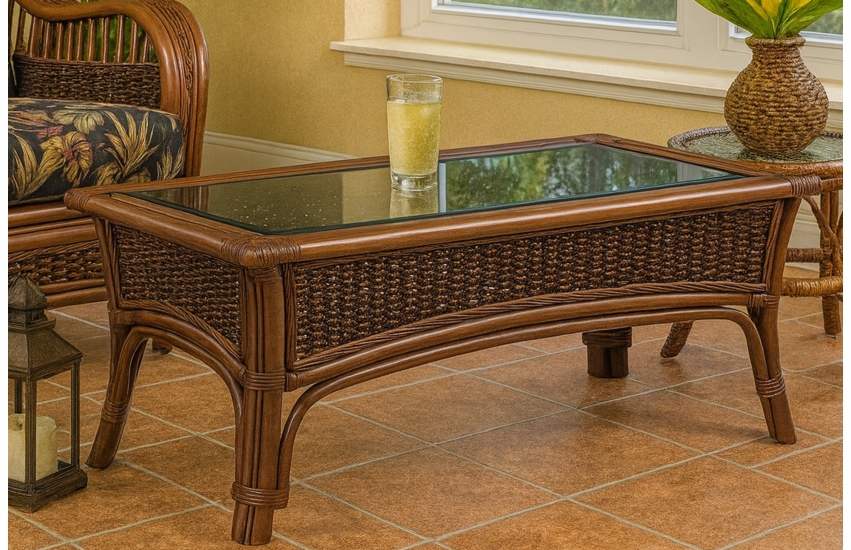 Rattan Coffee Table - Tigre Bay