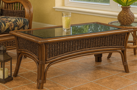 Rattan Coffee Table - Tigre Bay