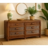 Rattan Double Dresser - Barbados