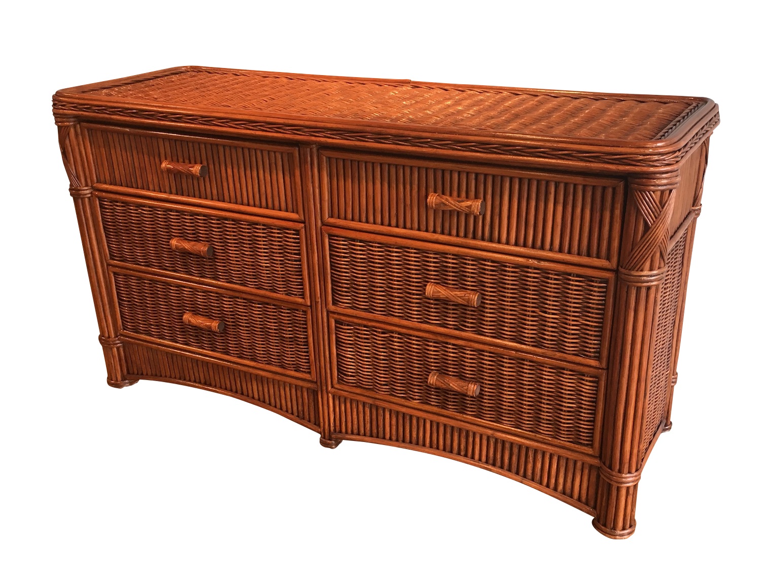 Rattan Double Dresser Barbados Wicker Paradise