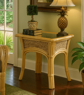 Rattan End Table: Tropical Breeze Collection