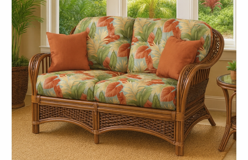 Rattan Loveseat - Tigre Bay