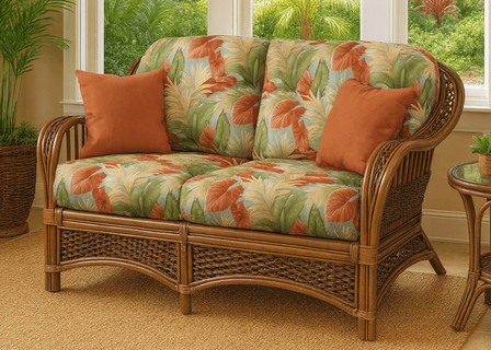 Rattan Loveseat - Tigre Bay