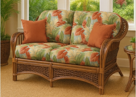 Rattan Loveseat - Tigre Bay