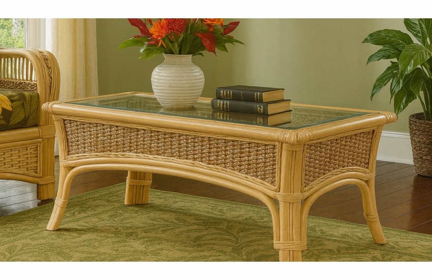 Rattan Table: Tropical Breeze Coffee Table