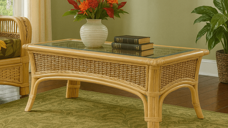 Rattan Table: Tropical Breeze Coffee Table