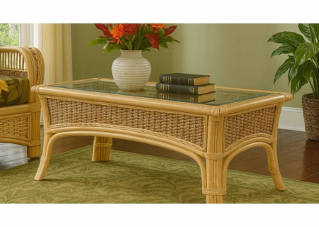 Rattan Table: Tropical Breeze Coffee Table