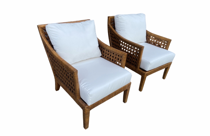 Realto Cane chairs set of 2
