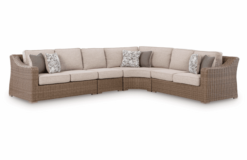 Roslyn  Outdoor Wicker Sectional Large
