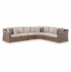 Roslyn  Outdoor Wicker Sectional Large