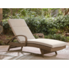 Roslyn Outdoor Wicker  Set of 2   Chaise Lounges 