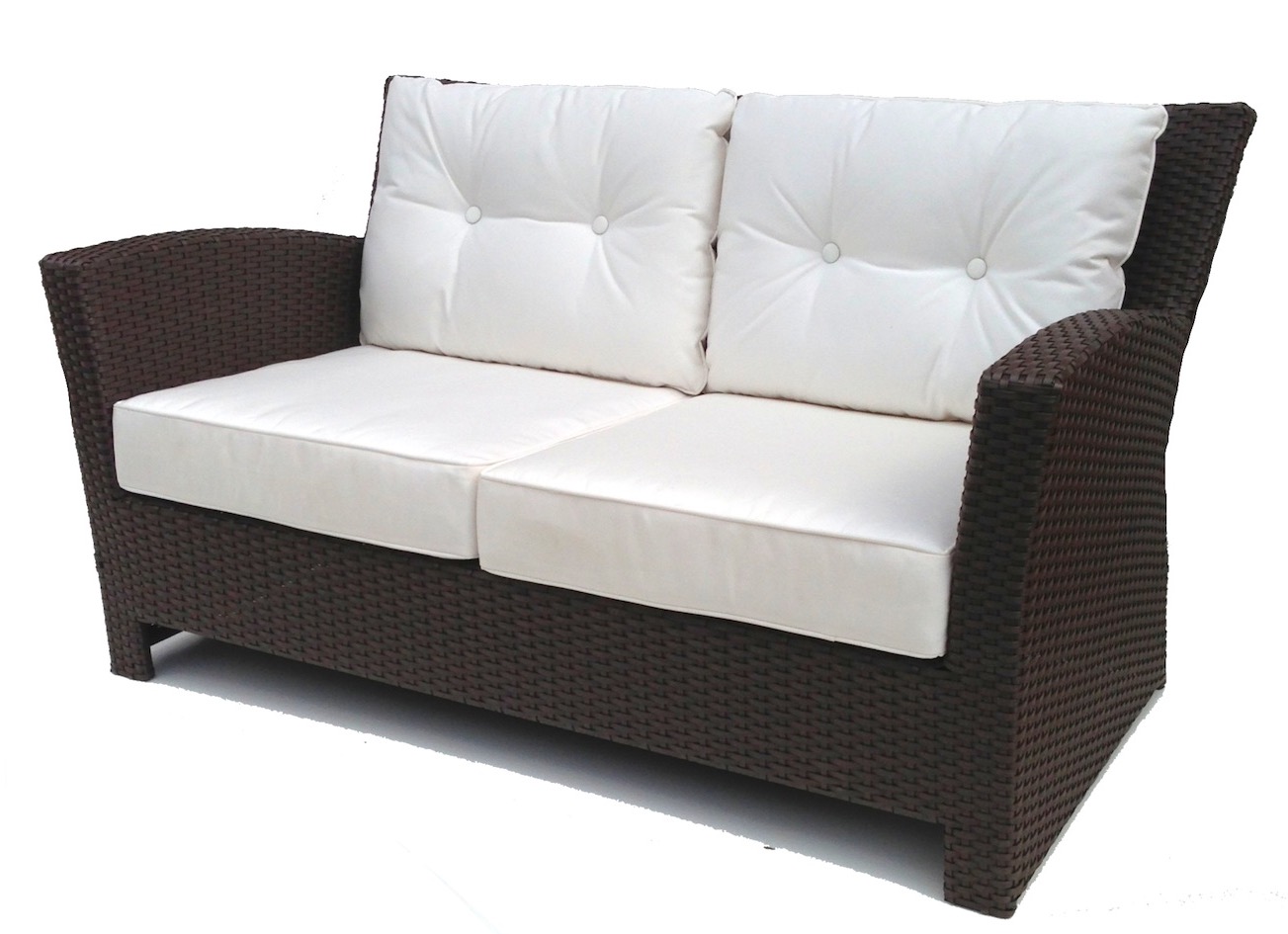 Sanibel Wicker Loveseat Cushions