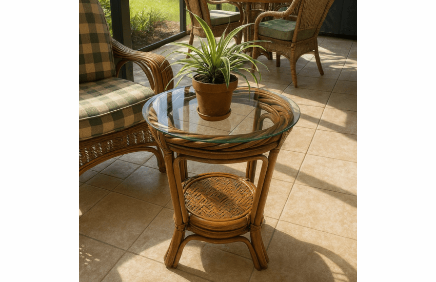Santorini Rattan End Table