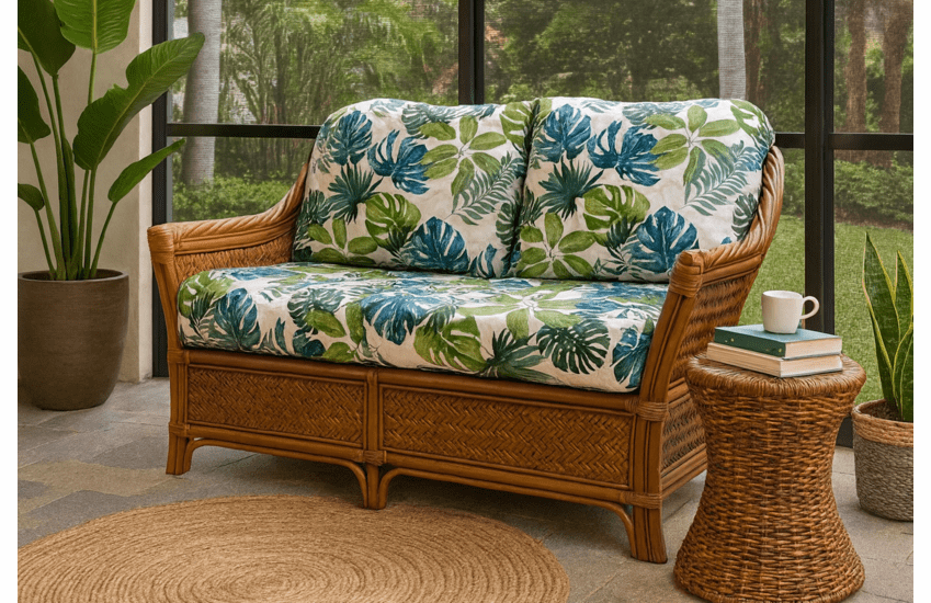 Santorini Rattan Loveseat