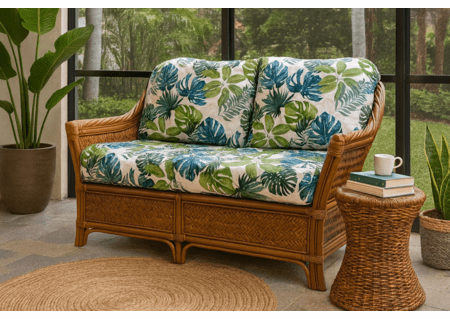 Santorini Rattan Loveseat