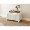 Savannah Small  Wood Lined Wicker Trunk