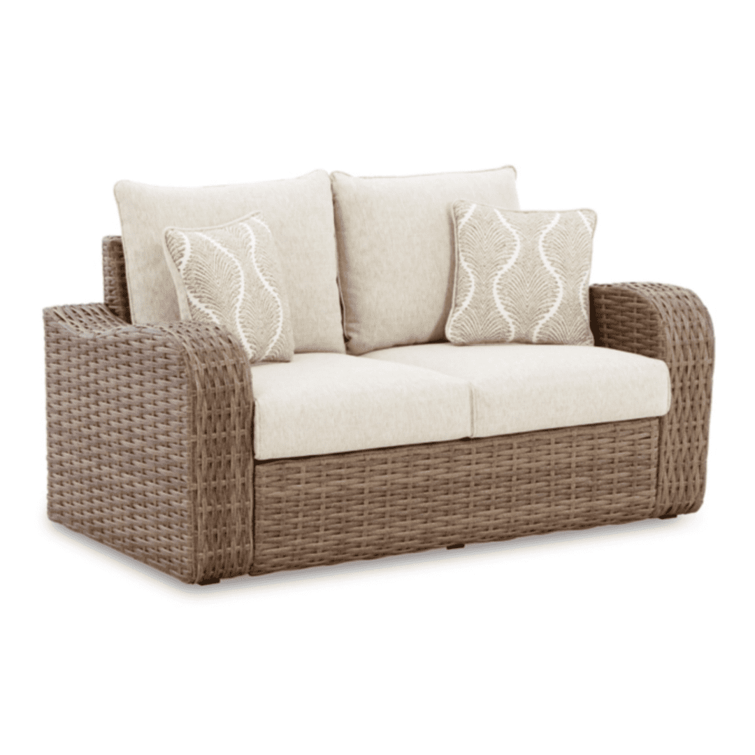 Seabreeze Outdoor Wicker Loveseat
