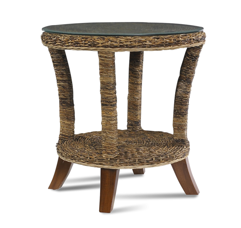 Seagrass End Table Wicker Paradise