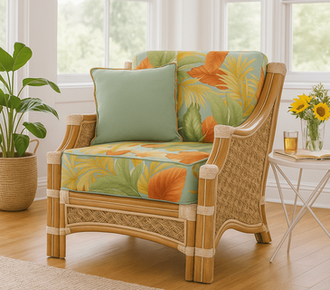 Seagrass Rattan Chair - Spice Islands Mauna Loa Natural