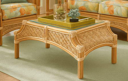 Seagrass Rattan Coffee Table - Spice Islands Mauna Loa Natural