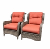 Set of 2 Outdoor Wing Chairs 