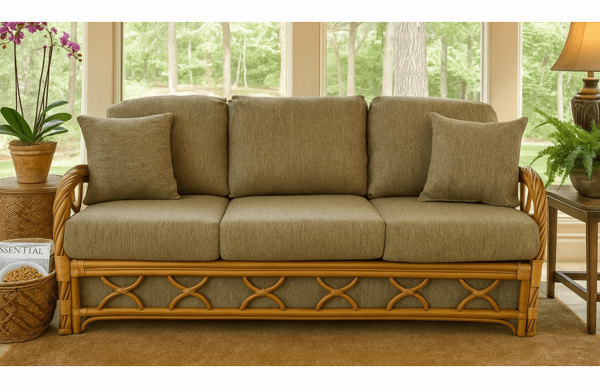 Maui Rattan Sleeper Sofa