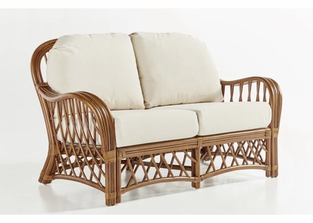 South Seas Rattan Antiqua Loveseat Replacement Cushions
