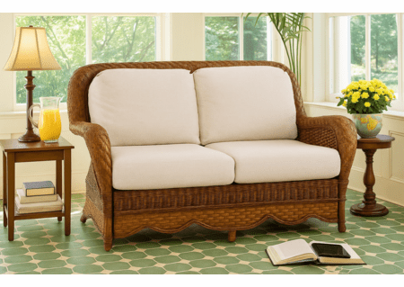 Casablanca Wicker Loveseat