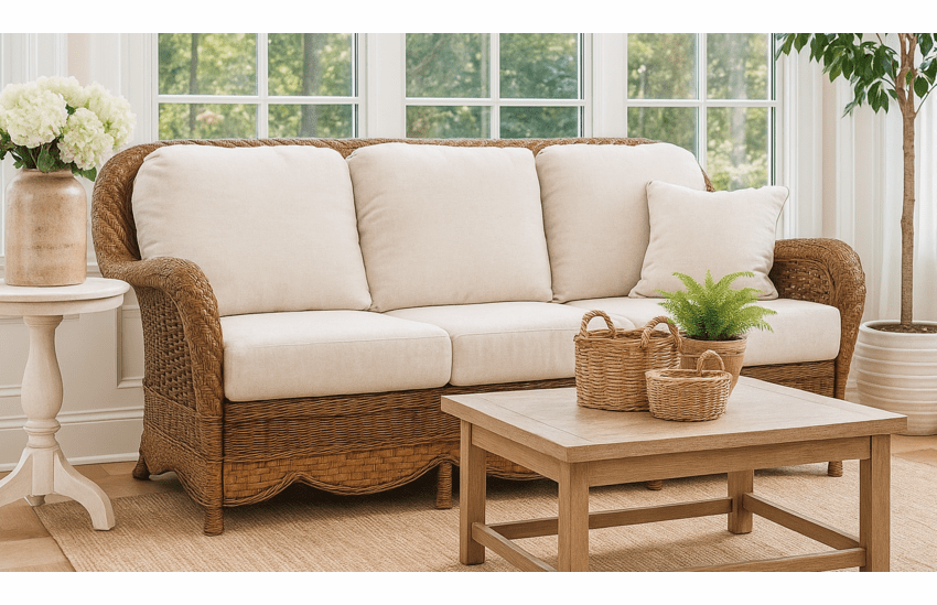 Casablanca Wicker Sofa