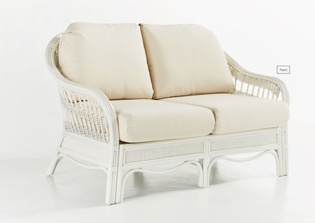 South Seas Rattan Bermuda Loveseat Replacement Cushions