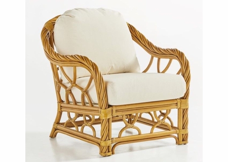 South Seas Rattan New Twist Lounge Chair Replacement Cushions