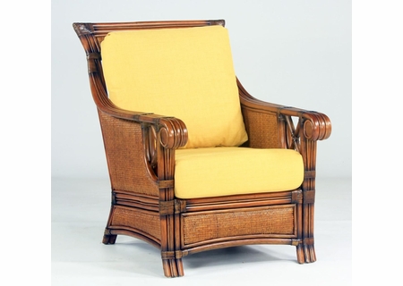 South Seas Rattan Pacifica Lounge Chair Replacement Cushions