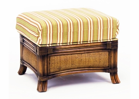 South Seas Rattan Pacifica Ottoman Replacement Cushion