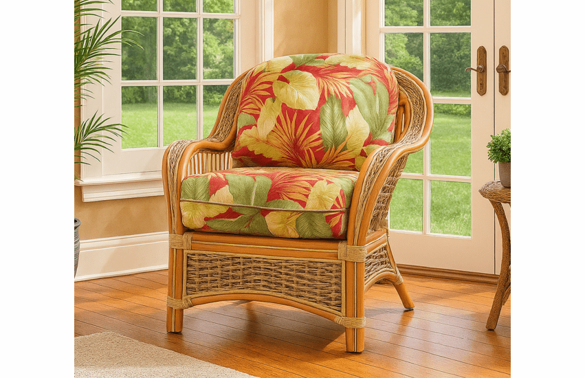 Spice Islands Islander Rattan Chair (Perfect For Smaller Areas)