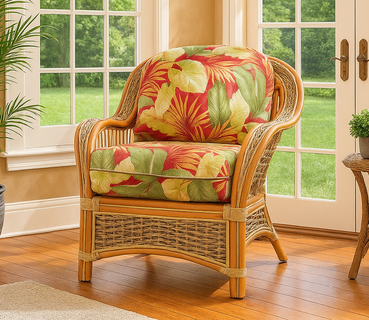 Spice Islands Islander Rattan Chair (Perfect For Smaller Areas)