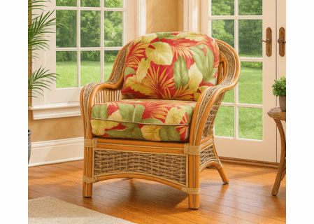 Spice Islands Islander Rattan Chair (Perfect For Smaller Areas)