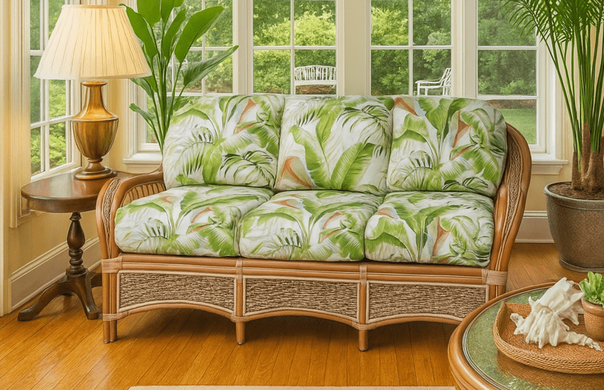 Spice Islands Islander Rattan Sofa (Perfect For Smaller Areas)