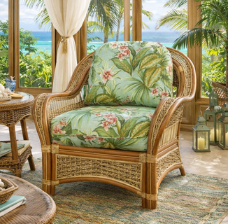 Crestwood Bay Rattan Arm Chair