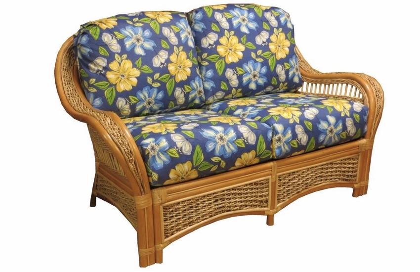 Spice Islands Rattan Loveseat