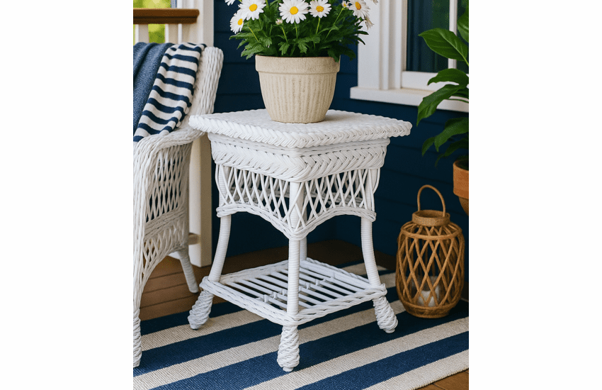 Sunhaven Wicker End Table