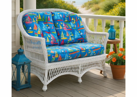 Spice Islands South Hampton Wicker Loveseat