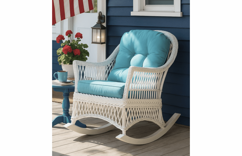 Spice Islands South Hampton Wicker Rocker