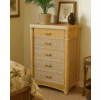 St. Thomas Rattan 5 Drawer Chest