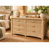 St. Thomas Rattan 6 Drawer Dresser